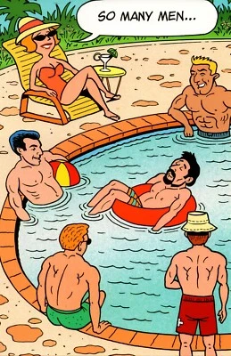 Divertida Tarjeta MULTI-OCASIÓN PARA CUALQUIERA, Muchos Hombres por American Greetings + Sobre Foto 1 de 4