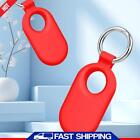 Silicone Case Case Cover Shell with Keychain for Galaxy SmartTag2 (Red) ?