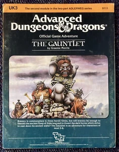 The Gauntlet UK3 Dungeons & Dragons AD&D 1st Ed TSR 9111 - Picture 1 of 14