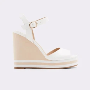 Aldo Broa White Wedges (NIB) - Picture 1 of 9