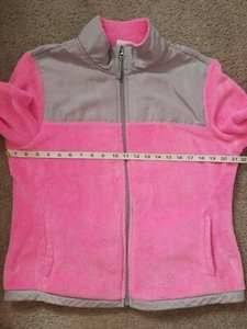 Danskin Now girls/ junior Pink Grey Fleece Jacket Size XL ( 16-18 ) - Picture 1 of 6