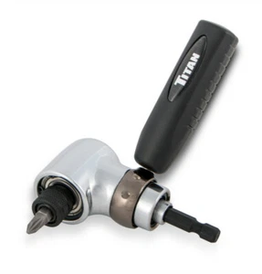 Titan 16235 1/4" Right-Angle Drill Attachment Adapter - Picture 1 of 1