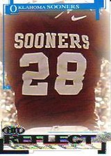 2005 SAGE HIT Football Reflect Silver #R52 Oklahoma RB #28 SP (Adrian Peterson)