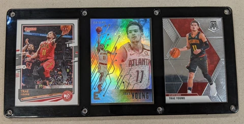 TRAE YOUNG 3 CARD PLAQUE ATLANTA HAWKS Cover