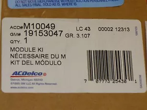 1 pc. GM/AC Delco OEM Fuel Pump Module Kit, GM# 19153047, ACD# M10049, New - Picture 1 of 1