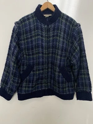 Boyne Valley Weavers Full Zip Wool Blend Sweater/ Vest Size M - Image 1 of 4