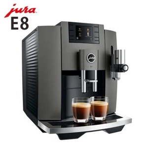JURA E8 Dark Inox Fully Automatic Coffee Maker Espresso Machine 100V New - Picture 1 of 11