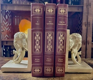 A Fable, As I Lay Dying, & The Unvanquished by William Faulkner Easton Press Set - Picture 1 of 19