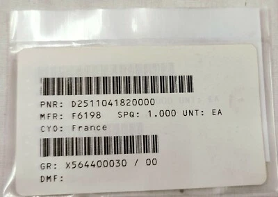 AIRBUS PNR: D2511041820000 MFR: F6198 BELLCRANK Foto 1 de 3