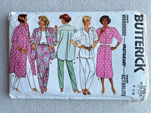Butterick Pattern 3755 Sz 6-14 Wardrobe Oversized Shirt Dress Dramatic Pants - Picture 1 of 7