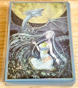 Yu-Gi-Oh Ojos Azules Blanco Dragón Doncella con Ojos de Azul Funda para Tarjeta Japonesa - Imagen 1 de 6