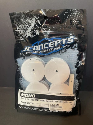 JConcepts Serpent 2.2″ 1/10 Buggy Front Wheel White 4pcs 3347W B6 B6.1 R86 New - Image 1 of 4