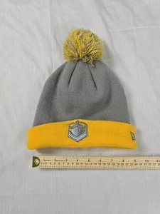 San Diego Fleet Mütze Beanie Herren grau gelb AAF Football New Era Bommel - Bild 1 von 5