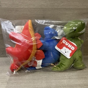 Lote de 3 Juguetes de Peluche Gund Dino Chatter 8" Animales de Peluche Multicolor Niños - Imagen 1 de 11