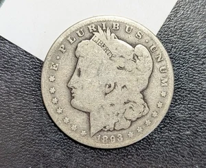 1893-O Morgan Silver Dollar Key Date Original - Picture 1 of 2