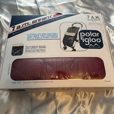 Saco 7AM Niño Polar Igloo LS200 Rojo Talla Grande para Cochecitos - 18-3T Foto 1 de 3