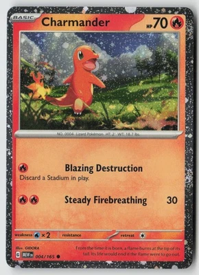 Charmander - (Cosmos Holo) 004/165 - Tarjetas y productos diversos Holo - PTCG Foto 1 de 2