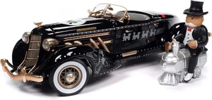 AMERICAN MUSCLE, AUBURN 831 Speedster 1935 Noir et Or MONOPOLY avec figurine,... - Picture 1 of 6