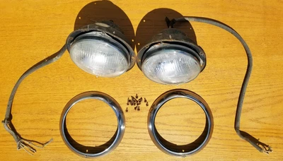 Ковши и кольца для фар в сборе 1947-54 Chevrolet пикап Chevy 47 48 49 50 - Изображение 1 из 4
