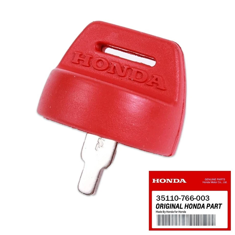 Genuine Honda 35110-766-003 Key for EU7000 HS520 HS621 HS624 HS720 HS724 HS828 + - Image 1 of 1