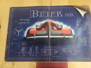 Buick Motor Car 1939 folleto de ventas folleto concesionario publicidad ventas GM - Imagen 1 de 14