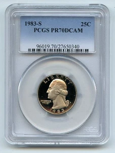 1983 S 25C Washington Quarter Proof PCGS PR70DCAM - Picture 1 of 1