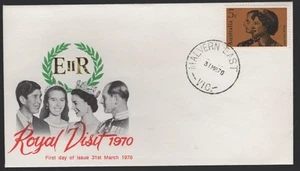 1970 Australia ROYAL Visit PARADE Unused FDC - Picture 1 of 1