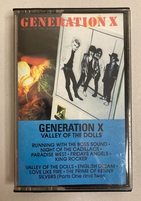 GENERATION X Cassette Tape 70s Punk New Wave VALLEY OF THE DOLLS BILLY IDOL Foto 1 de 4