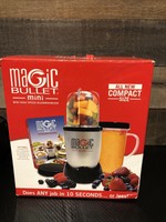 Magic Bullet Mini Blender 7 Piece Set 0 Watt With Cross Blade Silver Ebay