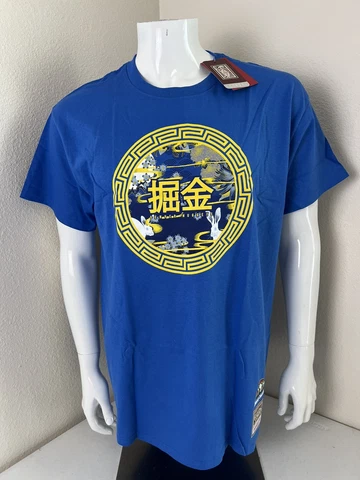 MITCHELL & NESS Men’s Denver Nuggets Tee Shirt Size Large ( NWT ) Cover