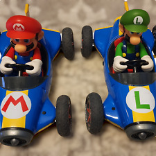 Carrera RC Nintendo Mach 8 Mario Kart & Luigi Remote Control Cars Only Untested