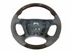 R230 2002-2006 Steering Wheel Sport Walnut-Classic Gray For Mercedes-Benz