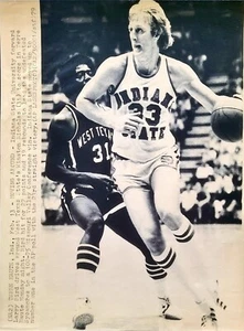 1979 LARRY BIRD NCAA INDIANA STATE PHOTO NBA BASKETBALL LEGEND BOSTON CELTICS - Picture 1 of 9