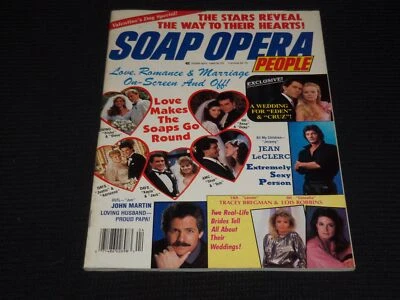 1988 APRIL SOAP OPERA PEOPLE MAGAZINE - JEAN LECLERC FRONT COVER - E 13077 - Image 1 of 2