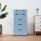 Moveable 6 Drawers Sundries Cabinet Bedrooms Waterproof Clothing Storage Cabinet