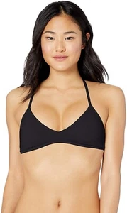 Hobie Womens 181380 Bralette Hipster Black Bikini Top Swimwear Size M - Picture 1 of 3
