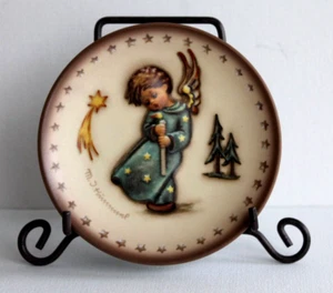Goebel Hummel Mini Plate Reproduction Heavenly Angel #1078 Hum 971, With Stand - Picture 1 of 4
