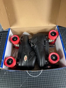 Riedell R3 Roller Derby Speed Roller Skate Men 9 womens demon Wheels ZENITH KWIK - Picture 1 of 16