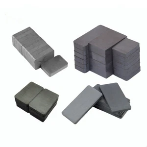 5pcs Ferrite Rectangular Magnet Strong Magnetic Stone Block Black Square Magnets - Picture 1 of 7