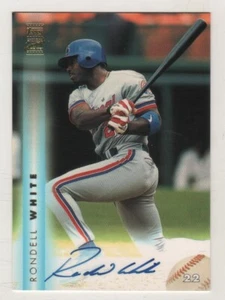 1999 Topps Autogramm #06 Rondell weiß Montreal Expos Auto BV $ 15 #A6 - Bild 1 von 1