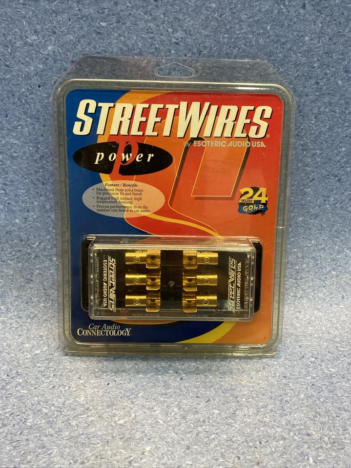 Esoteric StreetWires 3 SE Multifuse Block 100% Pure Gold Plated Pure Brass Base - Image 1 of 4