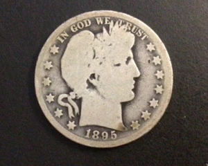 1895-0 Barber Half Dollar, AG Details. B134 - Picture 1 of 2