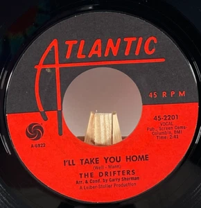 THE DRIFTERS 45 RPM I'LL TAKE YOU HOME / I FEEL GOOD ALL OVER—EX - Picture 1 of 4