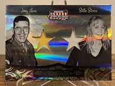 2008 Donruss Americana Co-Stars Jerry Lewis Stella Stevens Dual Relic Card 1/250
