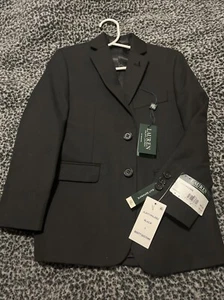 Ralph Lauren Black Blazer Boys Size 7 - Picture 1 of 6