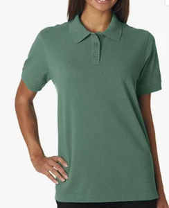 Clementine Ultra Club Women's Ultc-8530 classic Piqué Polo leaf green size large - Picture 1 of 1