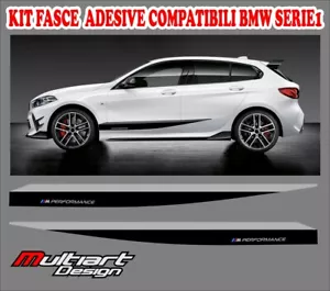 FASCE ADESIVE BMW M SPORT SERIE 1 M PERFORMANCE STICKERS - Foto 1 di 1