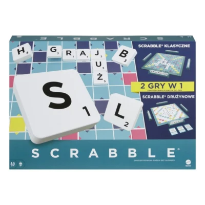 Scrabble Polska Gra Planszowa Towarzyska Imprezowa Rodzinna Empik Prezent Gift - Image 1 of 4