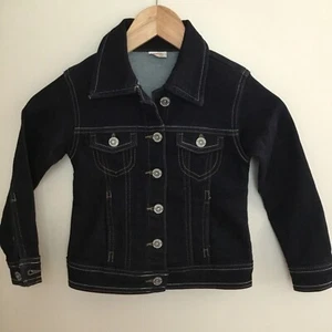 Girls Youth Jean Jacket Wrangler Stretch Denim Sz XS 5/6 - Read Des. For Sizing - Picture 1 of 12