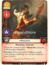 A Game of Thrones 2.0 LCG - 1x #U033 Rakharo - Valyrian Draft Pack
